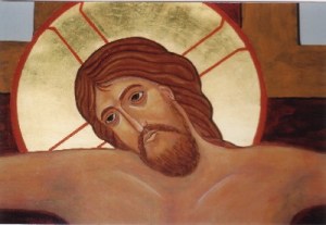 Christ the King on cross detail