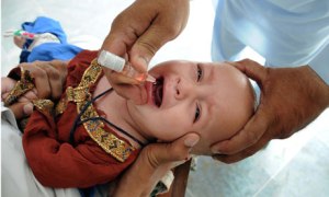 Polio vaccination in Pakistan