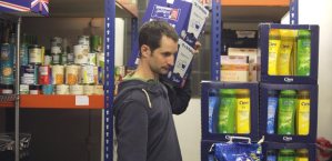 Vineyard Church Newcastle distribute food parcels in the city