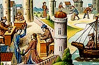 He has prepared a city(15th cent painting)