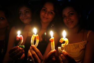 New Year prayer in Bhopal, India