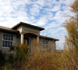 Irish house abandoned in economic crisis