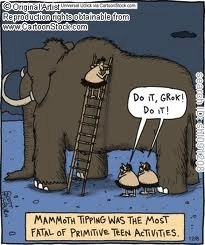 but teenage behaviour's always been a problem....