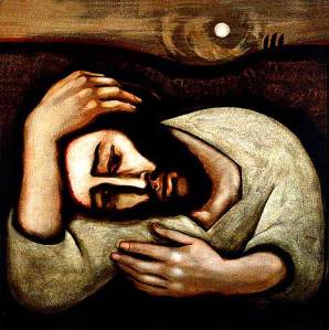 Jesus' weakness in Gethsemane