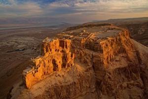 Masada where Jewish freedom fighters died.