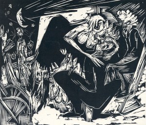 Absalom rapes a concubine