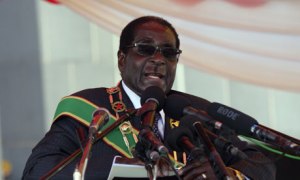 Robert Mugabe on Heroes Day