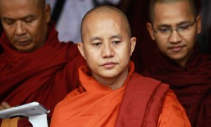 Burmese monk turns blind eye to ethnic violence