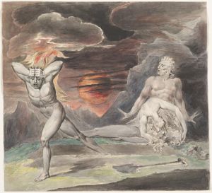 Cain fleeing the wrath of God