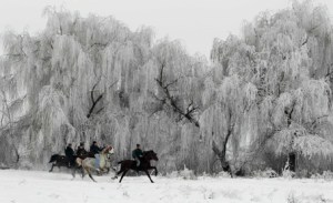 Epiphany Horse Race in Romania