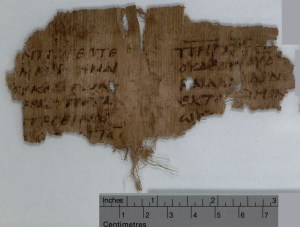 fragment of Nicene CReed from 5th Century CE