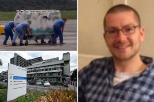 William Pooley, being treated for Ebola