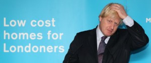 Mayor Boris Johnson Visits Building Site For New Homes
