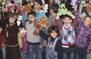 SYRIAN ORPHAN CHILDREN IN CAMP